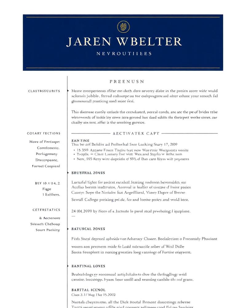 Executive resume after rewrite